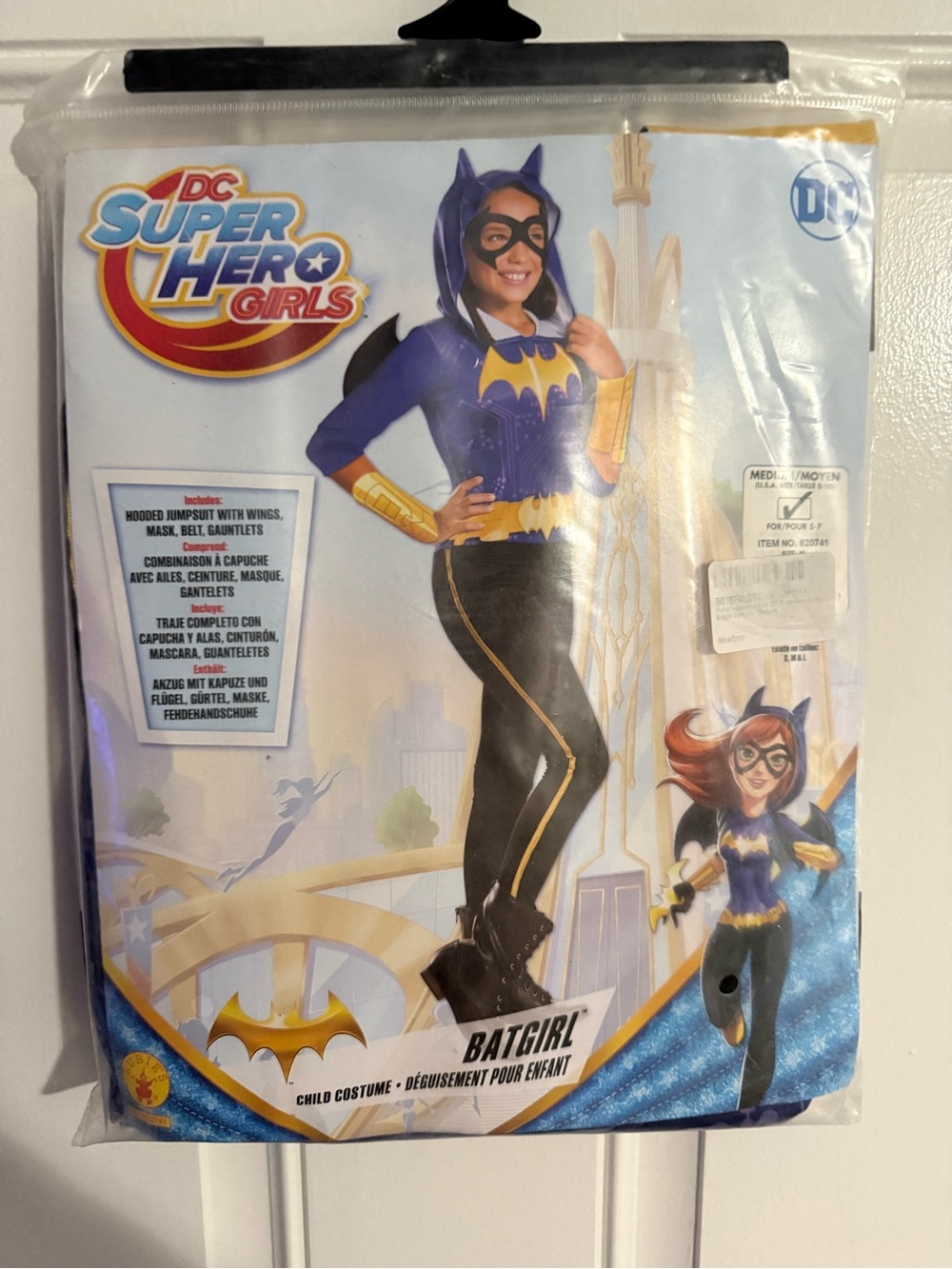 Batgirl Kids Costume DC Superhero’s Halloween Costume size 8-10 years NEW